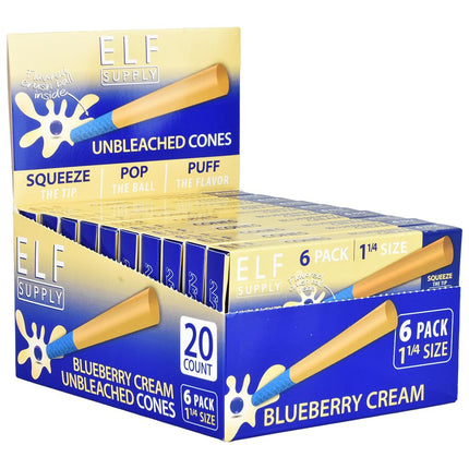 ELF Unbleached Flavor Pop Pre-Rolled Cones | 1 1/4 | 6pc | 20pk
