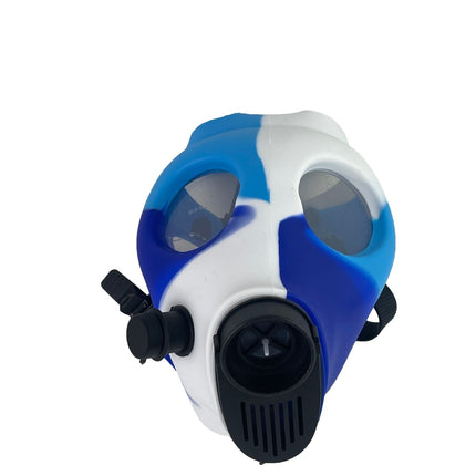Multi-Colored Silicone Skull Gas Mask Bong