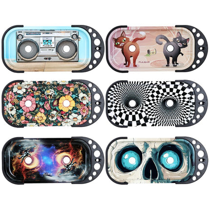 Pulsar Elevated Cone Rolling Tray Console - 9.25"x4.25" / Assorted Designs