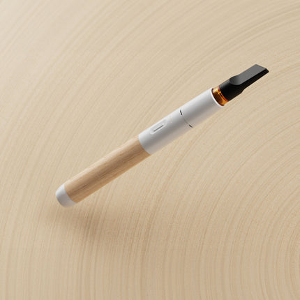 Vessel Wood Vape Pen Battery [White/Beechwood] +