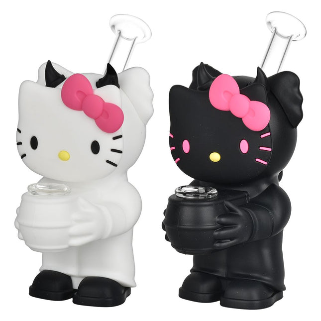 Hello Kitty Silicone Water Pipe - 5.5" / 2pc